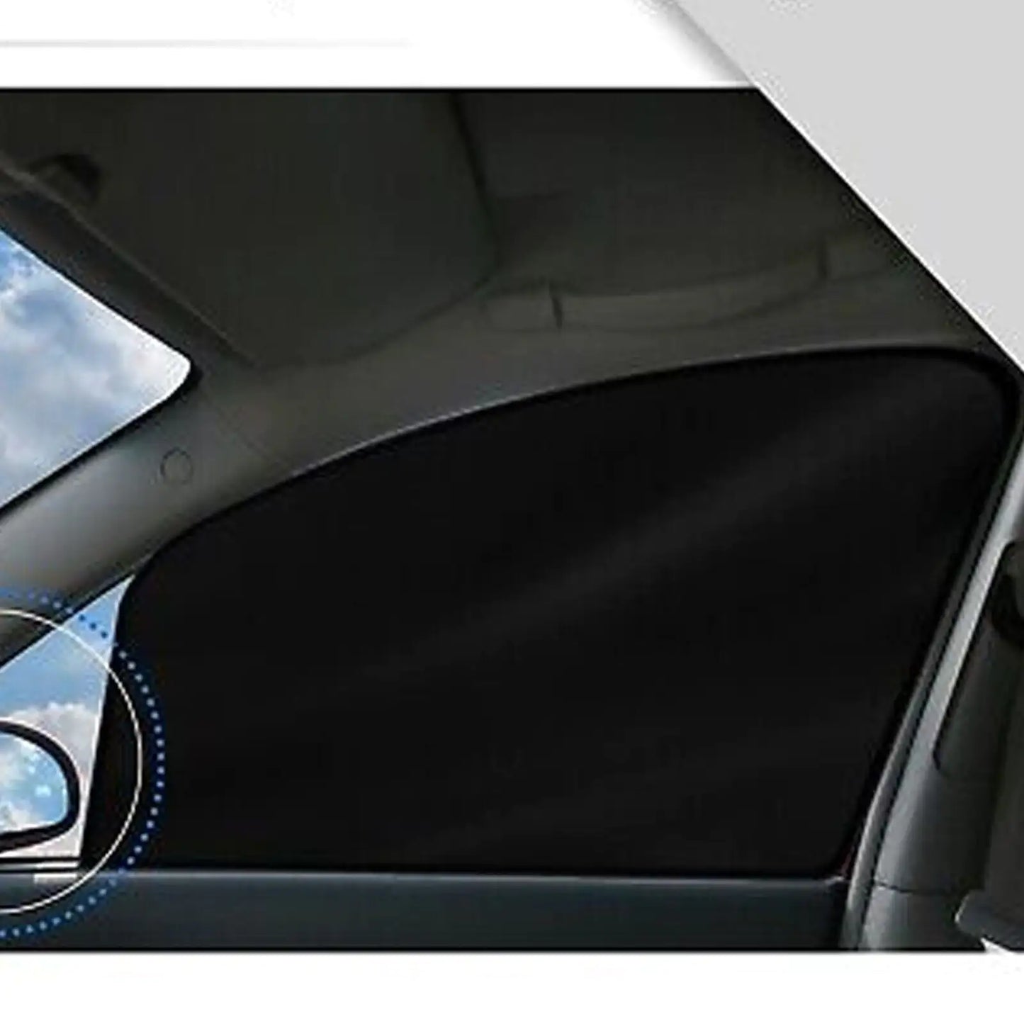 4X Magnetic Car Side Front Rear Window Sun Shade Cover Mesh Shield UV Protection