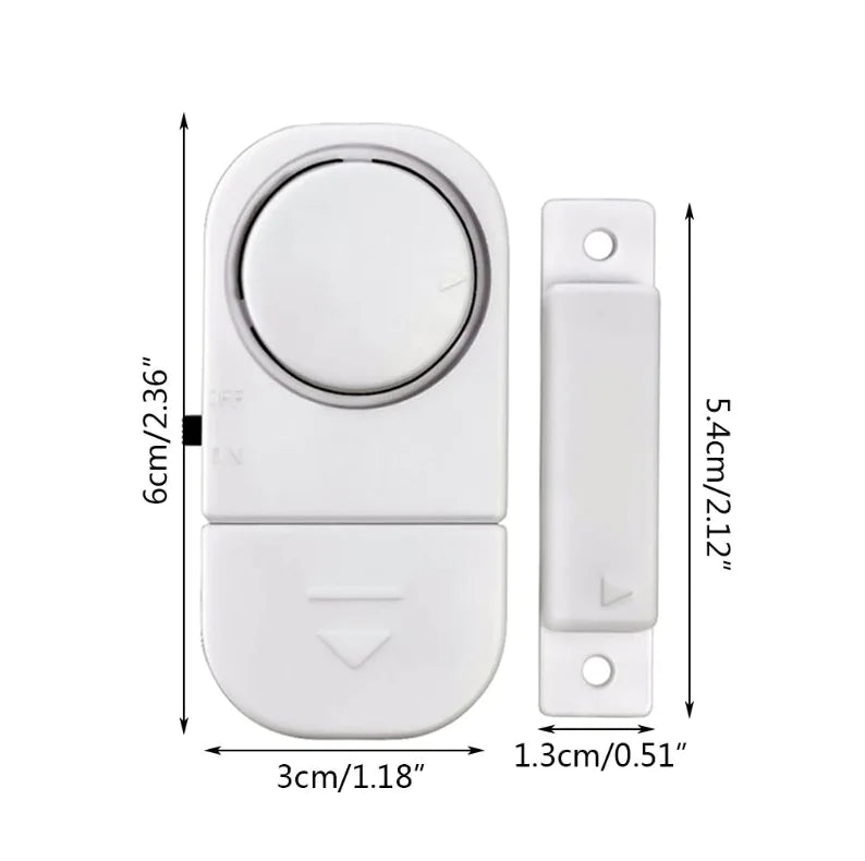 6 PCS WIRELESS Home Window Door Burglar Security ALARM System Magnetic Sensor