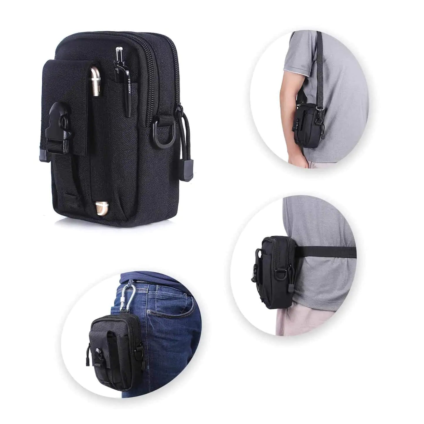 Compact Multi-Purpose Gadget Pouch Waist Bag