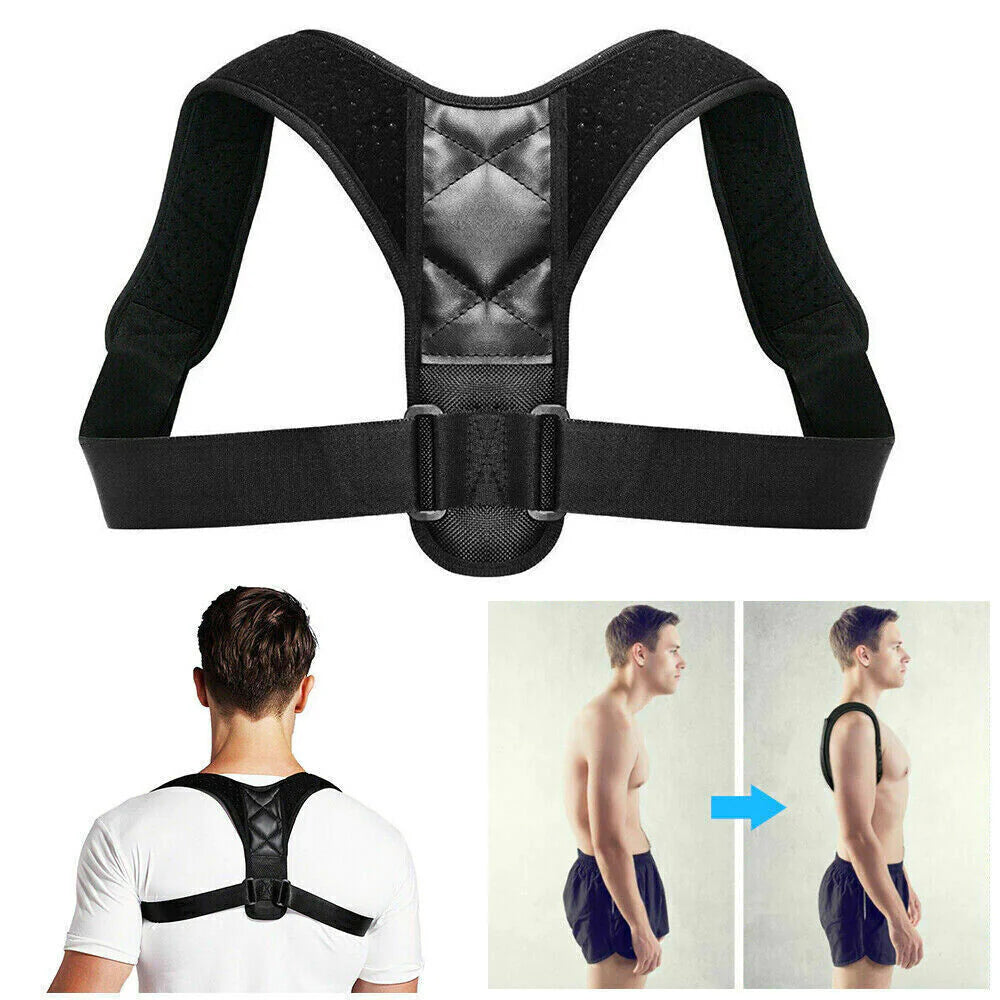 Posture Corrector Adjustable Back Brace Shoulder Support Clavicle Belt Men Women